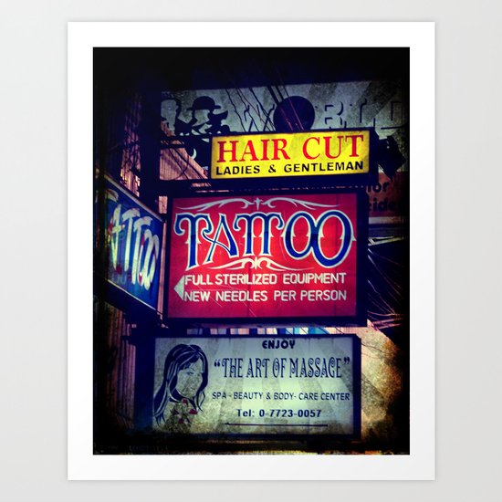 Tattoo Art Print