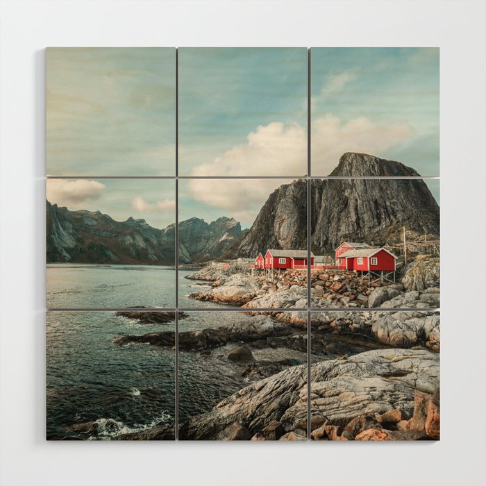 Norway Landscape Wood Wall Art