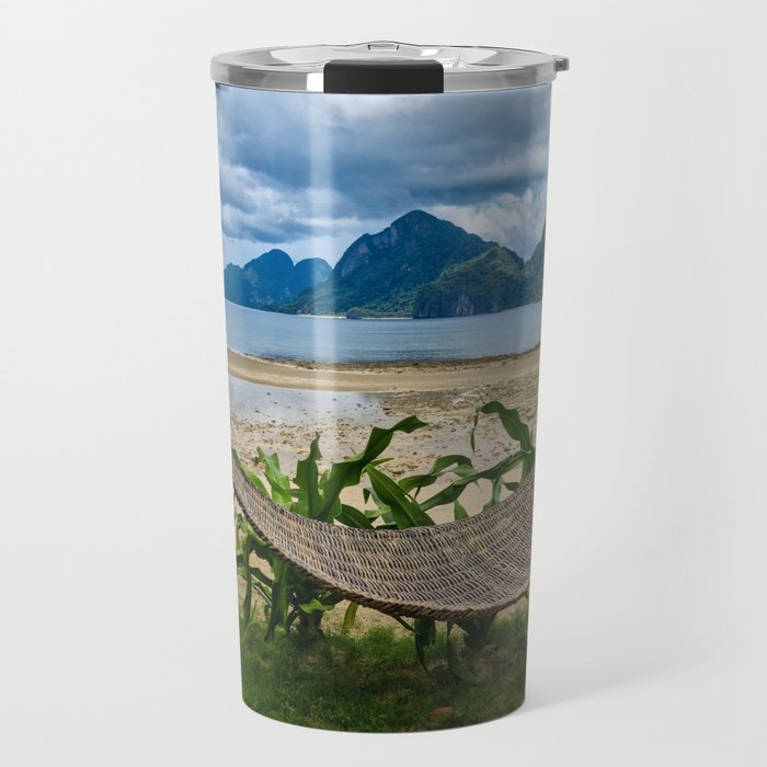 Marimegmeg Beach, El Nido, Palawan, Philippines Travel Mug