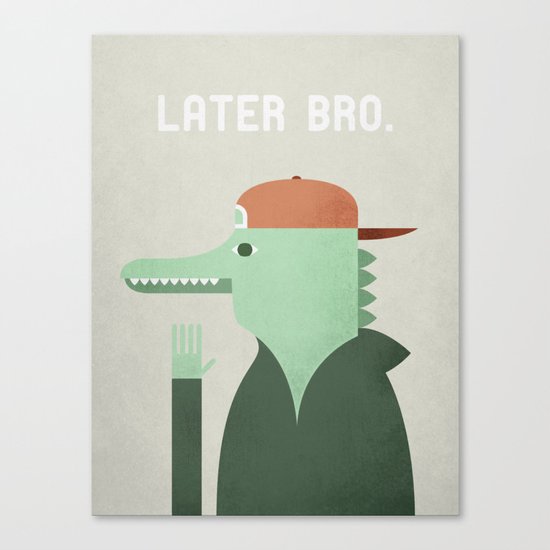 Later Gator Canvas Print