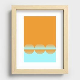 new horizons Recessed Framed Print