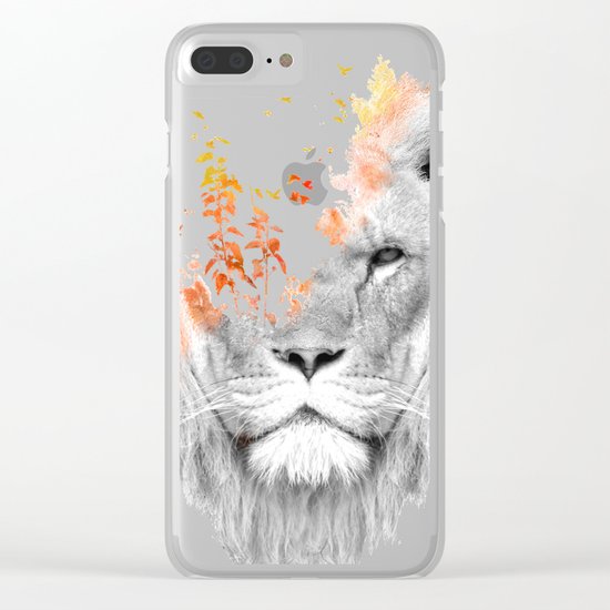 If I roar (The King Lion) Clear iPhone Case