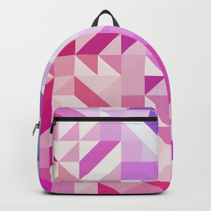 purple and blue backpacks