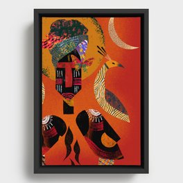 AFRICAN MYSTIC  Framed Canvas