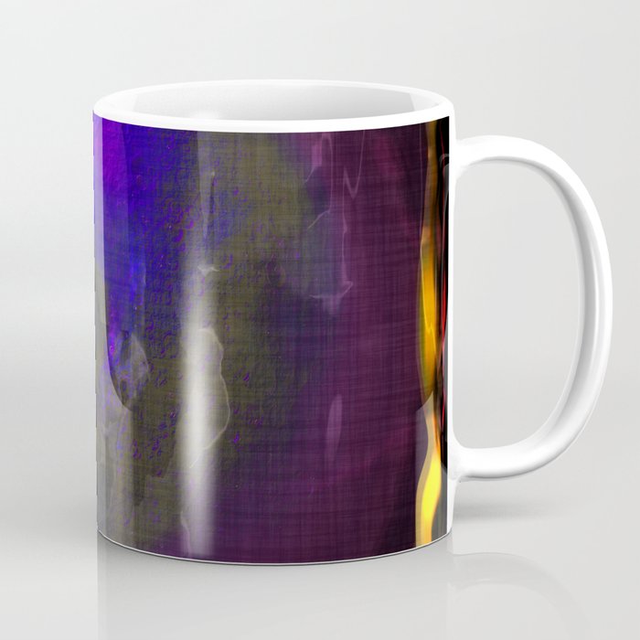 Purple Planet in Frame Coffee Mug