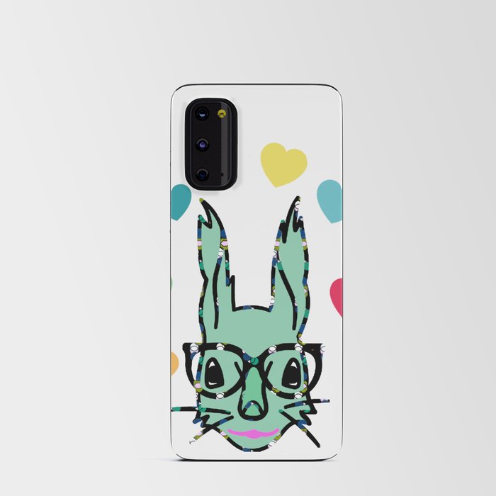 Bunny Wabbit Hearts Android Card Case