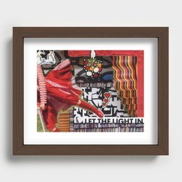 let the light in Recessed Framed Print