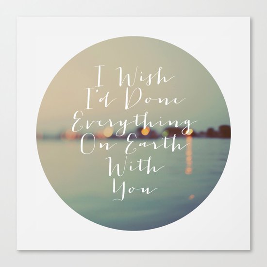 Everything On Earth Canvas Print