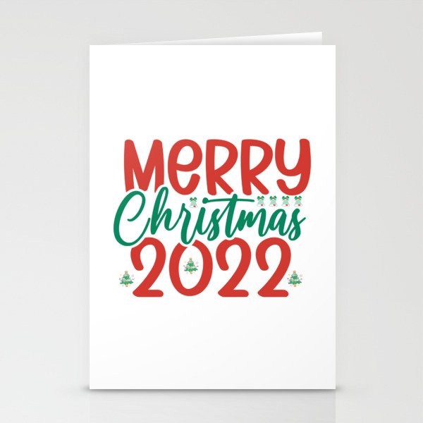 Merry Christmas 2022 Stationery Cards