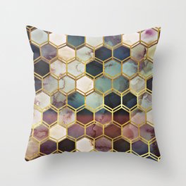 RUGGED MARBLE Throw Pillow
