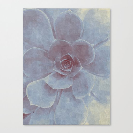 Geometric Succulent Canvas Print