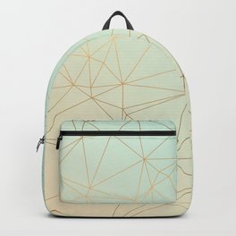 Pastel Geometric Minimalist Pattern Backpack