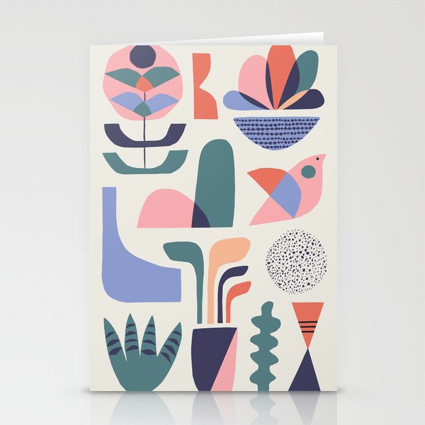 Modern Succulents Stationery Cards