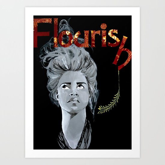 flourish Art Print
