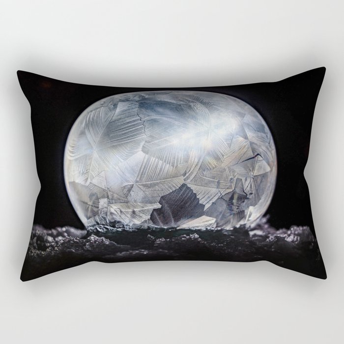 Winter Bubbles II Rectangular Pillow