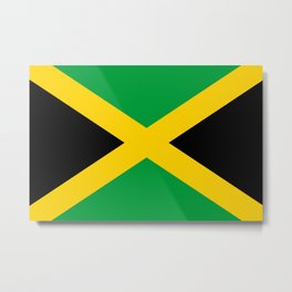 Jamaican flag, flag of Jamaica Metal Print | National, Graphicdesign, Jamaica, Jamaican, Flag 
