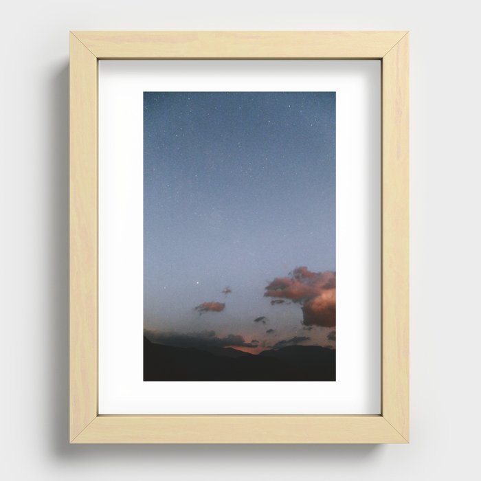 Late Summer Sunset in the Mountains | Nautre and Landscape Photography Recessed Framed Print