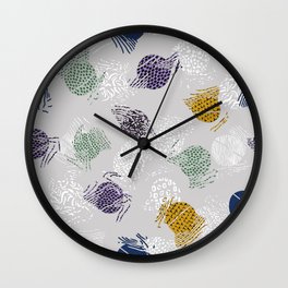 Colorful abstract circles 8L Wall Clock