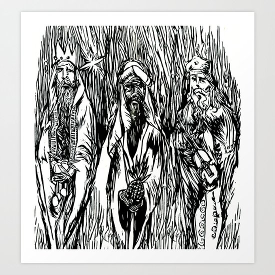 The 3 Wise Men Art Print