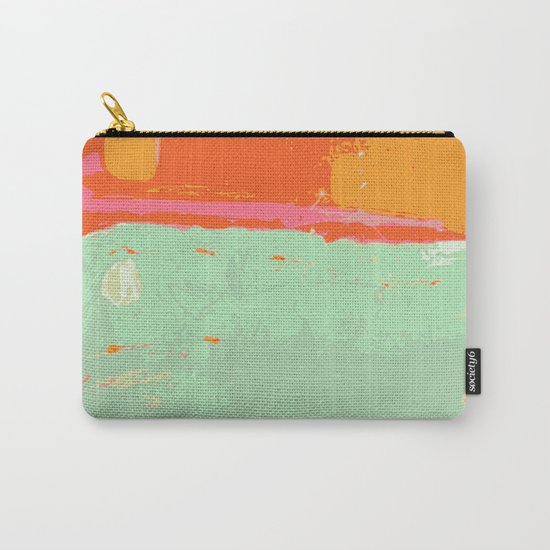 Infinity abstract art print pastel color Carry-All Pouch