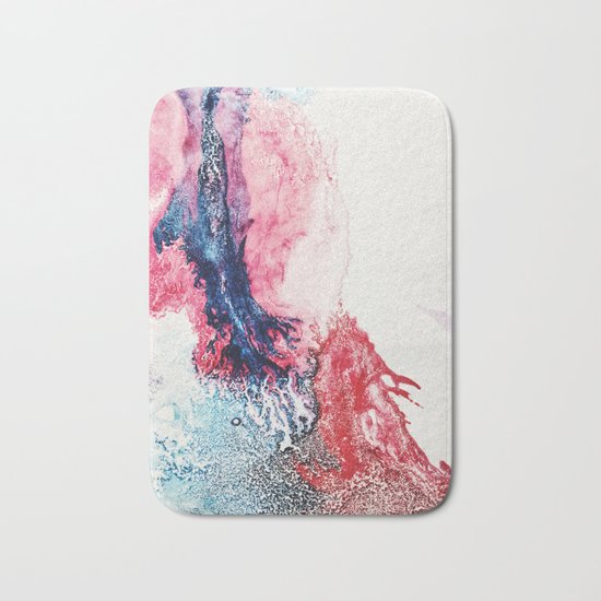 Watercolor abstract (everyday 10/365) Bath Mat