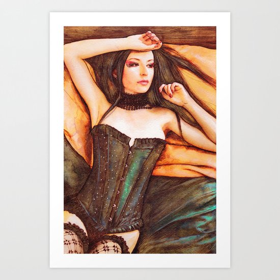 Corset Art Print