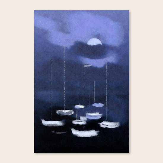 Blue Harbor Canvas Print