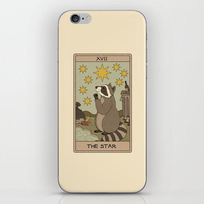 The Star - Raccoons Tarot iPhone Skin