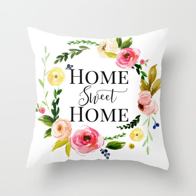 home sweet home throw pillow