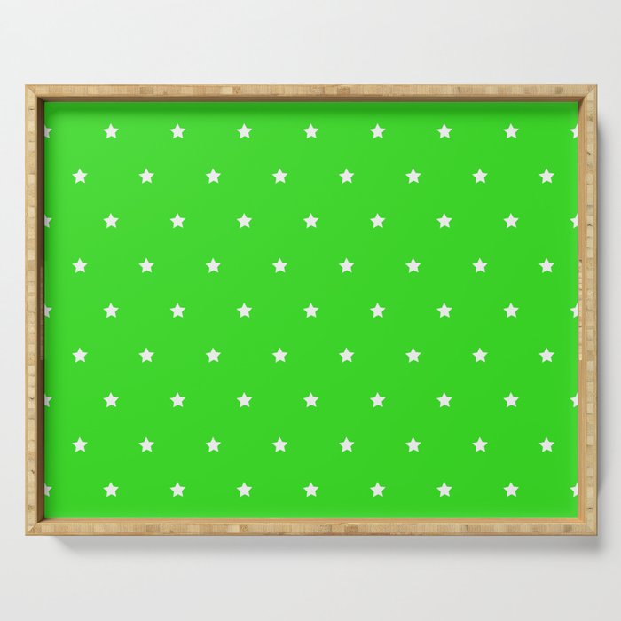 Green Magic Stars Collection Serving Tray