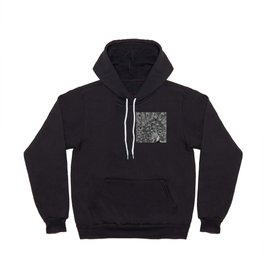 Feathers - Black and White Hoody