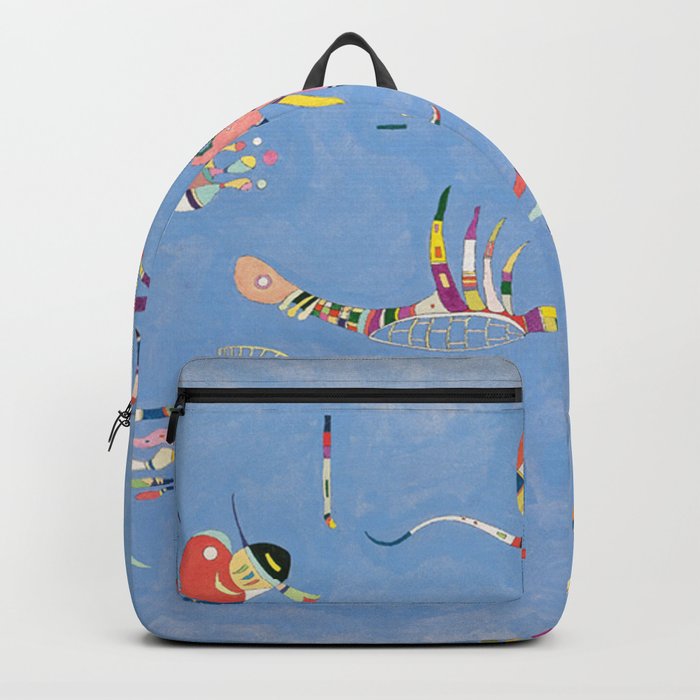 Sky Blue Painting By Wassily Kandinsky Backpack