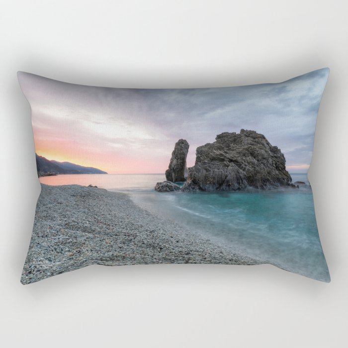 Sunrise in Monterosso Rectangular Pillow