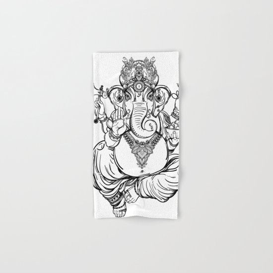 Lord Ganesha Hand & Bath Towel