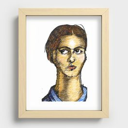 Young Frida Recessed Framed Print