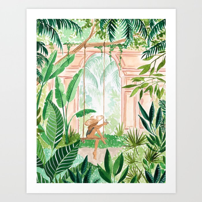 Jungle Swing Art Print