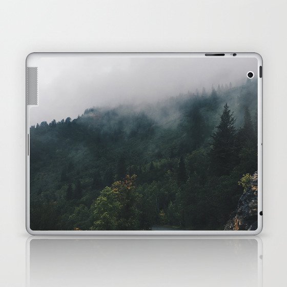 Mountain Rain Laptop & iPad Skin