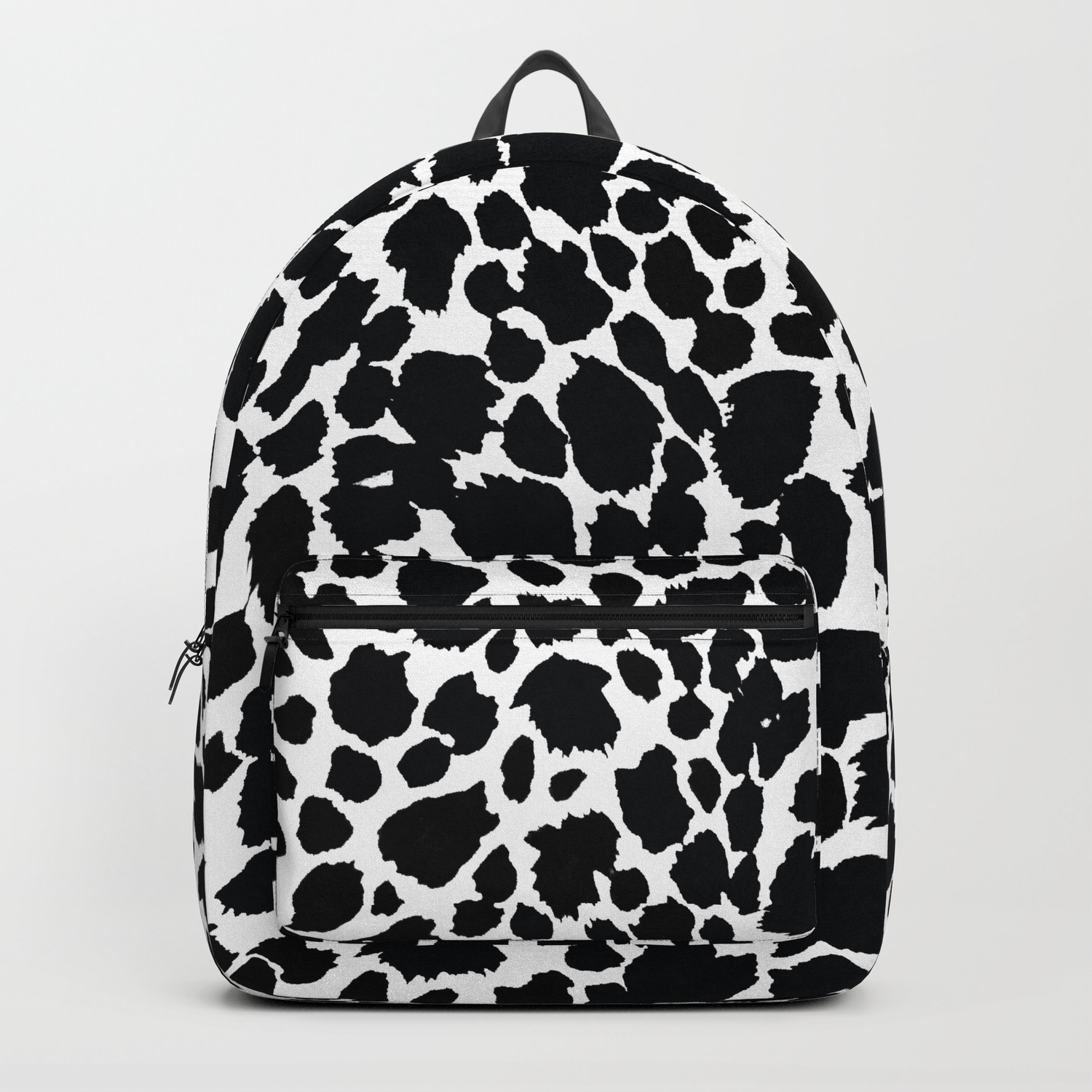 Black cheetah backpack Clearance