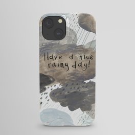 A raing day iPhone Case