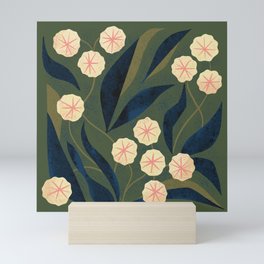 Green Floral Mini Art Print