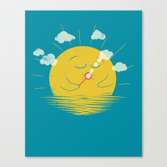 Partly Cloudy Canvas Print