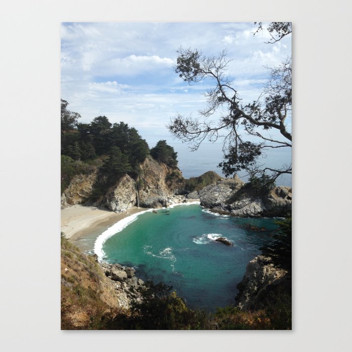 Untouched Beach Canvas Print