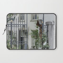Courtyard of White Buildings Maastricht Netherlands Laptop Sleeve