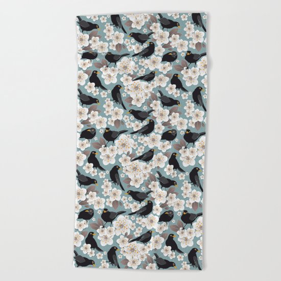 Waiting for the cherries I Beach Towel
