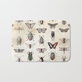 Antique Insects Bath Mat