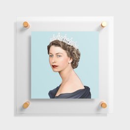 Queen Elizabeth II - The Young Queen Floating Acrylic Print