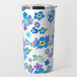 Field of forget-me-nots Travel Mug