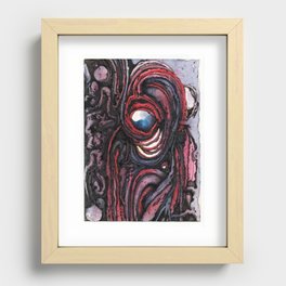The Cable Management Horror Recessed Framed Print