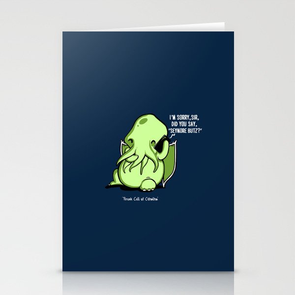 Prank Call of Cthulhu Stationery Cards