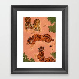Tiger Beach Framed Art Print